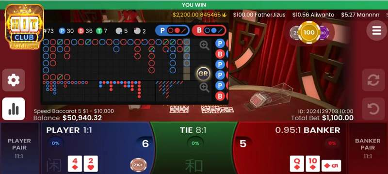 app dự đoán Baccarat