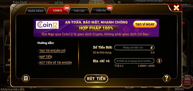 rút tiền Hitclub