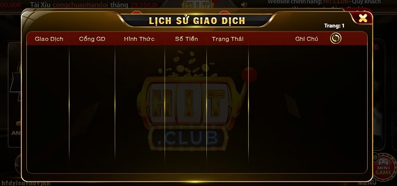 rút tiền Hitclub